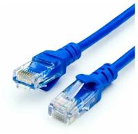 Сетевой кабель ATcom RJ45 cat.5e UTP 2m Blue АТ9161