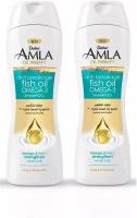 Dabur Amla Oil Therapy Anti breakage Fish Oil Omega-3 Шампунь против ломкости волос 400 мл - 2 шт