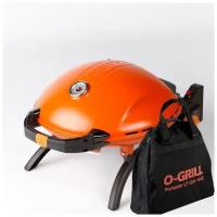 Газовый гриль O-GRILL 800T orange + адаптер А + сумка в подарок