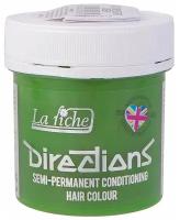 La Riche Краситель прямого действия Directions Semi-Permanent Conditioning Hair Colour, Fluorescent green, 88 мл, 110 г