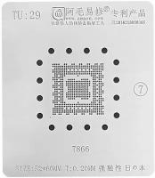 Трафарет AMAOE TU29 T866 T:0.20mm