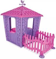 Детский игровой дом Pilsan Stone House с забором Purple/Фиолетовый
