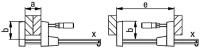 Струбцина BESSEY UK16 UniKlamp корпусная лёгкая 160/80, усилие: 1.5 кН