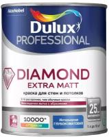 Краска Dulux DIAMOND цвет Бесцветный Глубокоматовая BC 1 л