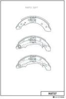 Колодки Тормозные Барабанные Kashiyama арт. K6737