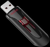 USB 3.0 Флеш-накопитель SanDisk Cruzer Glide 256 Гб черный-красный