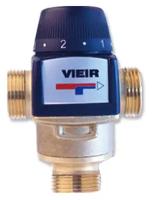 Термостатический смесительный клапан 1" (20-45, KVS4,5) "ViEiR"