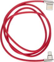 Кабель Rombica Digital AB-06, USB - micro USB, текстиль, 1м, красный