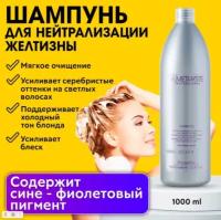 Farmavita Silver Shampoo Оттеночный серебряный шампунь для седых и очень светлых волос 1000 мл