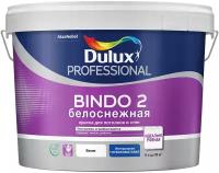 Краска для потолков латексная Dulux Professional Bindo 2 глубокоматовая белоснежная 9 л