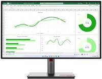 Монитор Lenovo монитор 27" Lenovo ThinkVision P27q-30 Black,(IPS, 2560x1440, 4 ms,178°/178°, 350 nits, 1000:1, 1*DP-in,1*DP-out, 1*HDMI, 5*USB 3.2, VESA HAS) (63A2GCR1CS)*