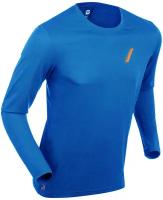 Футболка с длинным рукавом беговая Bjorn Daehlie Long Sleeve Flash Directory Blue (INT:M)