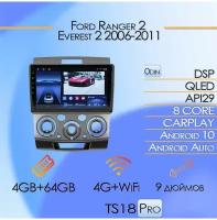 Магнитола TS18PRO Ford Ranger 2 Everest 2 2006-2011 4/64