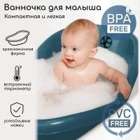 Ванночка для купания AMAROBABY Raft, бирюзовый