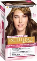 L'Oreal Paris крем-краска для волос "Excellence", оттенок 5.00, светло-каштановый