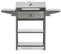 Мангал Gratar Family Optima BBQn, 67х45х23.3 см, сталь, 2 мм черный 67 см 45 см 23.3 см 11 шт. 2 мм 41.2 кг