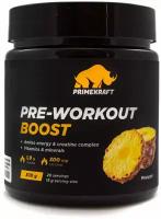 Предтренировочный комплекс PRIMEKRAFT PRE-WORKOUT BOOST со вкусом "Ананас" 300 гр / Аминокислоты