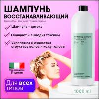 FARMAVITA / Восстанавливающий детокс-шампунь для всех типов волос, с ароматом японской груши и герани, BACKBAR REVITALIZING № 04 1000 ml