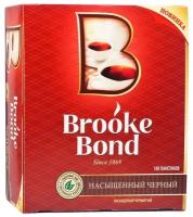 Чай черный Brooke Bond насыщенный в пакетиках, 100 шт