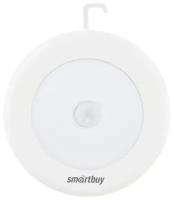 Светодиодный фонарь с датчиком движения и света 6 LED Smartbuy 3*AAA, белый (SBF-6-K)