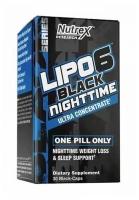 Жиросжигатели Nutrex Lipo-6 Black Ultra Concentrate Nighttime 30 капс