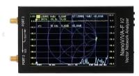 Портативный Сетевой Векторный Анализатор цепей и антенн W&S VNA F-V2 50кГц - 3ГГц Vector Network Analyzer S11 S21 с сенсорным экраном 4.3 дюйма и акб