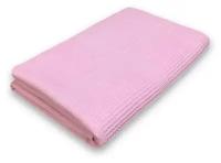 Полотенце выпуклая "турецкая" вафля 50х90 см, цвет розовый (100% хлопок)