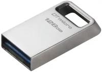 Флешка Kingston DataTraveler Micro G2 Micro 128 Гб Light Silver