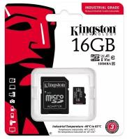 Карта памяти MicroSD 16Гб Kingston Industrial+