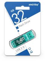 Флеш-накопитель USB 2.0 Smartbuy 32GB Glossy series Green (SB32GBGS-G)