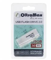 USB-накопитель (флешка) OltraMax 240 128Gb (USB 2.0), белый