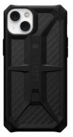 Чехол UAG Monarch для iPhone 14 Plus 6.7", цвет карбон (Carbon Fiber) (114033114242)