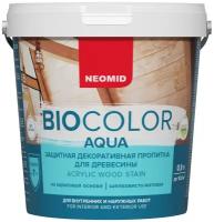 Neomid декоративная пропитка для древесины BIO COLOR AQUA, бесцветный 0,9л