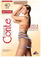 Колготки Conte elegant Active, 40 den, коричневый