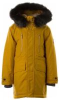 Пальто для мальчика HUPPA DAVID, золотисто-коричневый 10092, размер 158