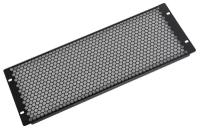 Цмо Фальшпанель в шкаф 19" 4U перфорированная, цвет черный ФП-4.4-9005