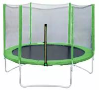 Каркасный батут DFC Trampoline Fitness 6FT-TR-LG с сеткой 183х183х215 см, зеленый