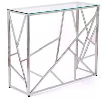 Стол 1051-CS clear серебряный AllConsoles 100x35x80