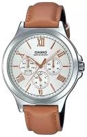 Наручные часы CASIO Collection, коричневый, серебряный