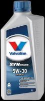 Моторное масло Valvoline SynPower FE 5W30 1л