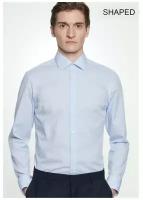 Рубашка Seidensticker, размер 45, голубой