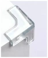 Протектор для мебели / Накладки для мебели Mirus Group / силиконовые уголки, угловые 3D, 4.5см, 4 шт