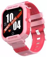 Наручные умные часы Smart Baby Watch Wonlex CT14 розовые, электроника с GPS, аксессуары для детей