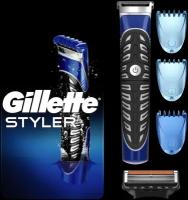 Gillette Styler 4 в 1 Точный Триммер, Бритва и Стайлер, 1 кассета, с 5 лезвиями