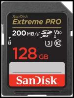 Карта памяти 128GB SanDisk SDXC UHS Extreme Pro Class 10 UHS-I U3 V30 (170/90mb/s)