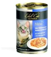 Edel Cat Нежные кусочки в соусе: лосось и форель 0,4 кг 21795 (2 шт)