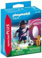 Конструктор Playmobil Футболист с воротами PM70875