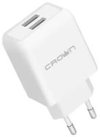 Сетевое зарядное устройство Crown CMWC-3002 белый