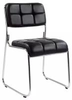 Стул BN-TQ-Стул Echair-803 VP к/з черный,без подл., хром