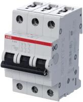 Автоматический выключатель ABB S203 C80 3П 6кA 2CDS253001R0804